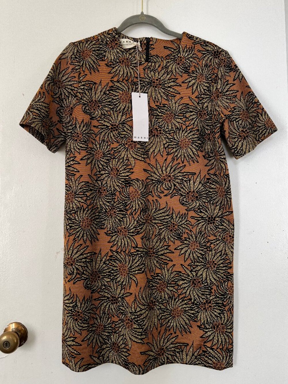 MARNI sunflower jacquard dress - brand new with tags